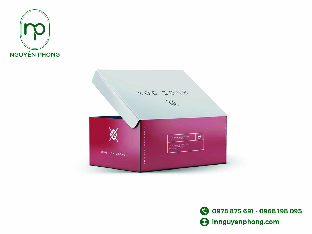 hộp carton đựng giày